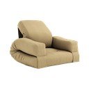 Fotoliu pentru copii galben Mini Hippo - Karup Design