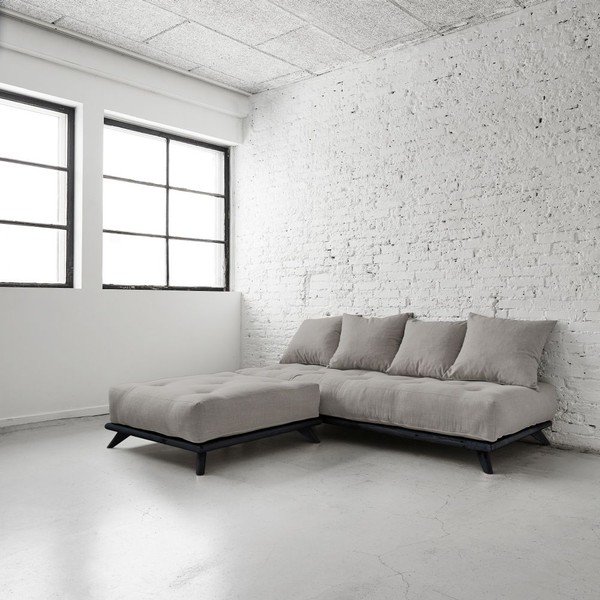 Suport pentru picioare Senza Black/Granite Grey-image-2