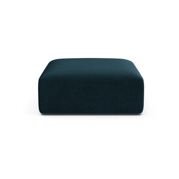 Taburet petrol cu tapițerie din catifea Campi – Cosmopolitan Design-image-2