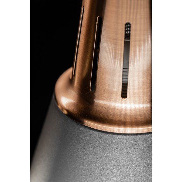 Lustră gri cu abajur din metal ø 22 cm Gianni – GTV-image-3