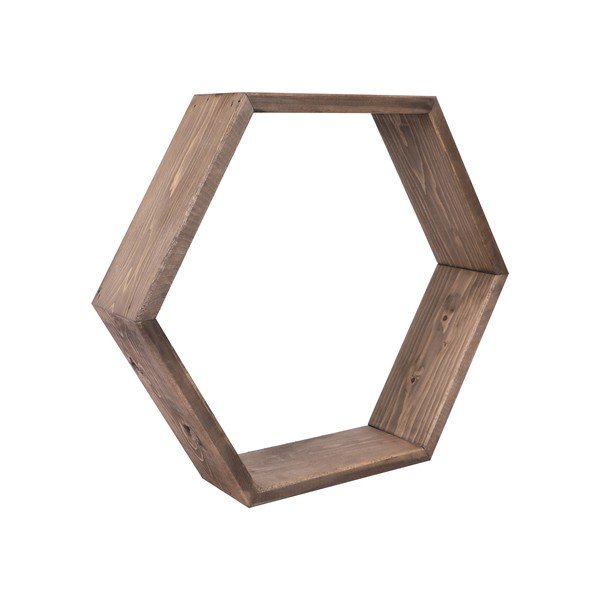 Set 3 rafturi din lemn de perete Evila Originals Bee-image-1