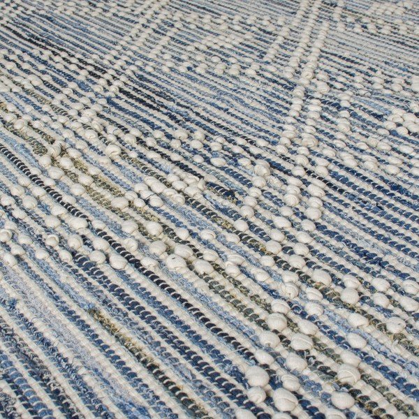 Covor din bumbac Flair Rugs Lissie, 120 x 170 cm, albastru-image-2