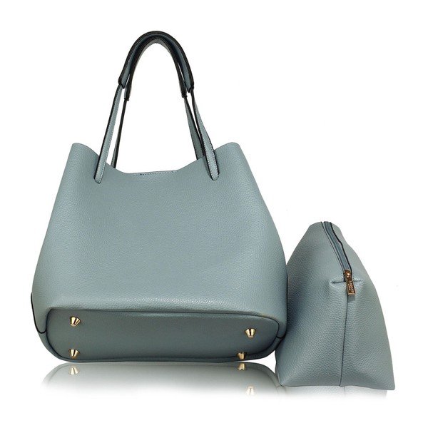 Geantă L&S Bags Vesinet, albastru deschis-image-3