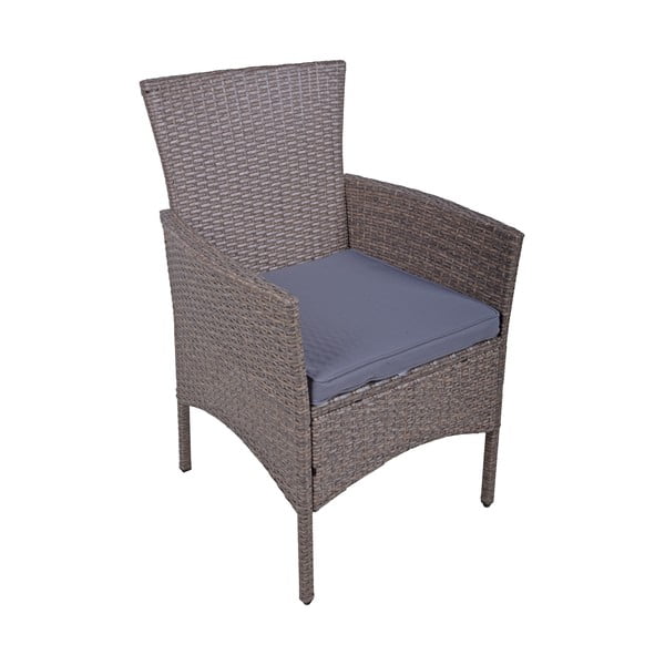 Set de dining pentru grădină maro închis din ratan artificial pentru 2 persoane Dakota – Garden Pleasure-image-1