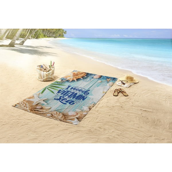 Prosop de plajă din catifea 100x180 cm Vitamin Sea – Good Morning-image-1