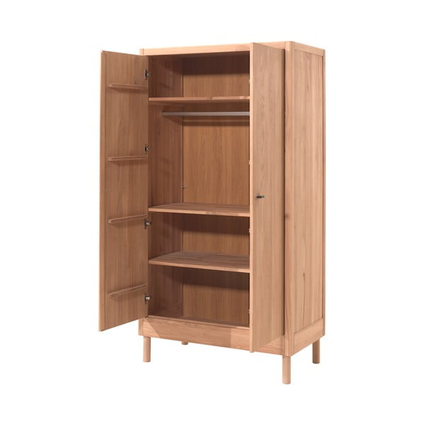 Șifonier de copii în culoare naturală din lemn de stejar 100x190x55 cm Forrest – Vipack-image-2