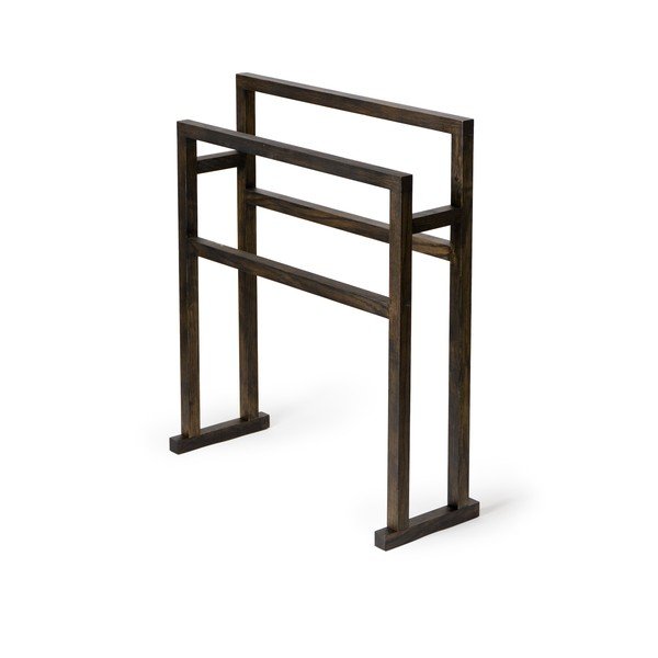 Suport din lemn de stejar pentru prosoape Wireworks Mezza Dark Grande-image-3