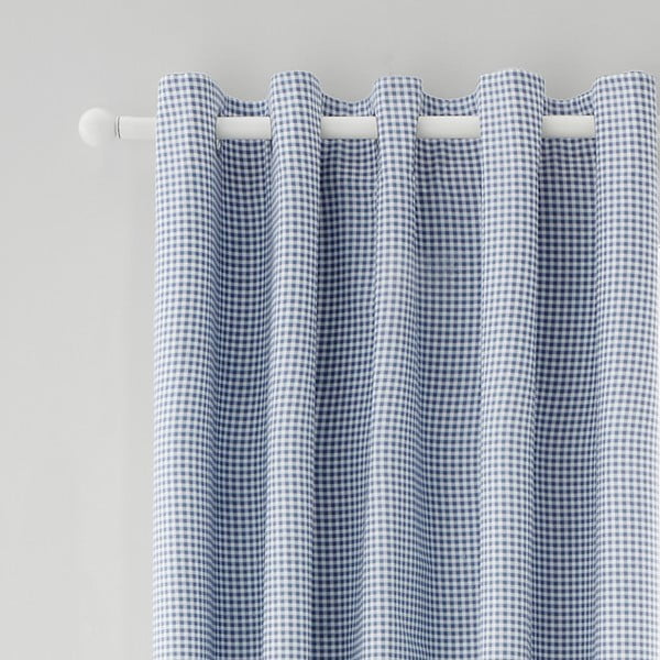 Draperii albe-albastre 2 buc. 168x229 cm Lucie Floral Frill – Catherine Lansfield-image-1