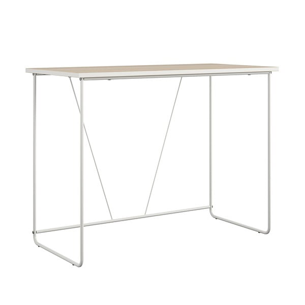 Birou cu blat cu aspect de lemn de  frasin  49x99 cm Dante – Støraa