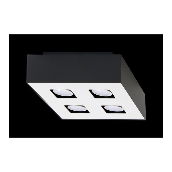 Plafonieră Sollux Hydra 4 Black-image-1