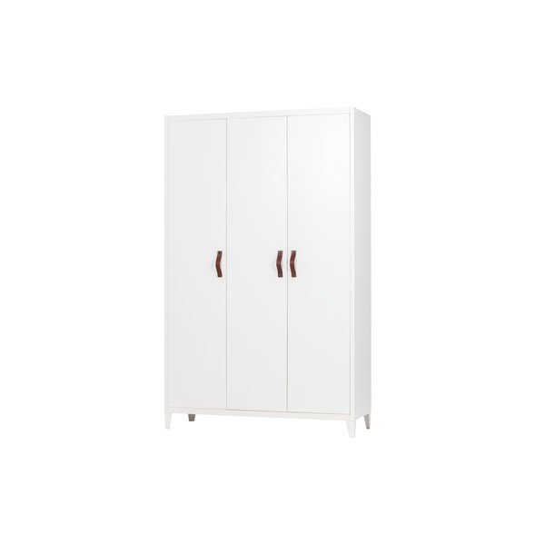 Dulap WOOOD Brock, lățime 120 cm, alb-image-1