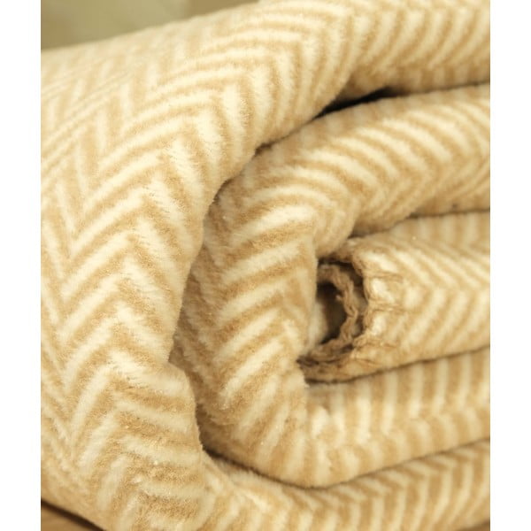 Cuvertură galben ocru/albă pentru pat dublu 200x220 cm Twin – Oyo Concept-image-2