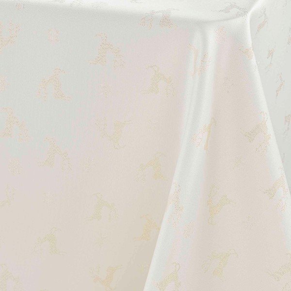 Față de masă din jacquard 140x250 cm  cu model de Crăciun Les Rennes – douceur d'intérieur-image-3