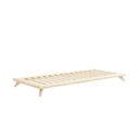 Pat  din lemn masiv de pin cu somieră 90x200 cm Senza – Karup Design