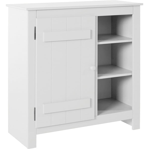 Dulap alb din lemn de pin 90x90 cm Bertram – Støraa-image-2