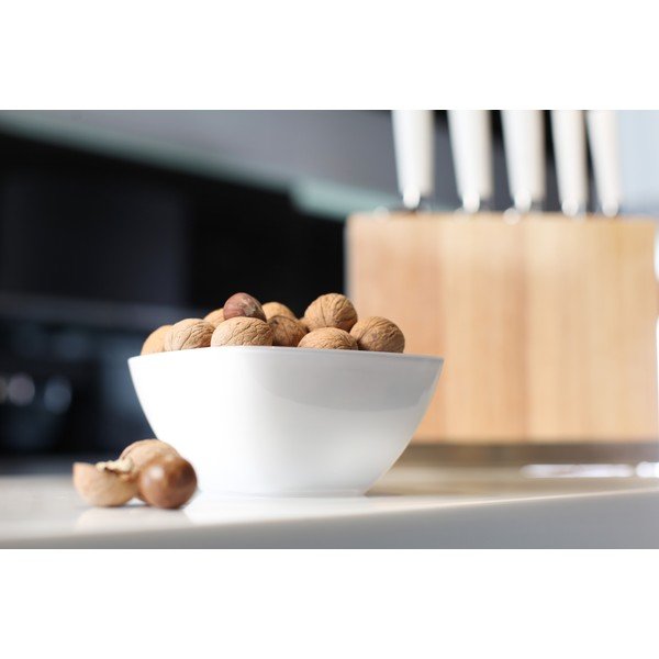 Bol pentru salată Vialli Design, 14 cm, alb-image-1