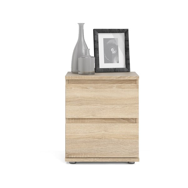 Noptieră cu aspect de lemn de stejar Tvilum Nova-image-3