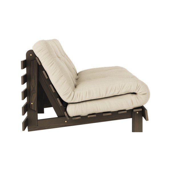 Canapea crem extensibilă 160 cm Roots – Karup Design-image-4