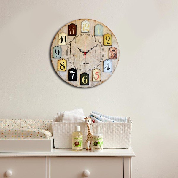 Ceas pentru perete Norberto, ø 40 cm-image-1