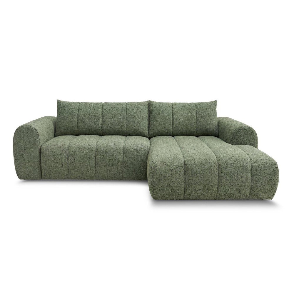 Colțar verde (cu colț pe partea dreaptă/cu șezlong) Nesty – Bobochic Paris