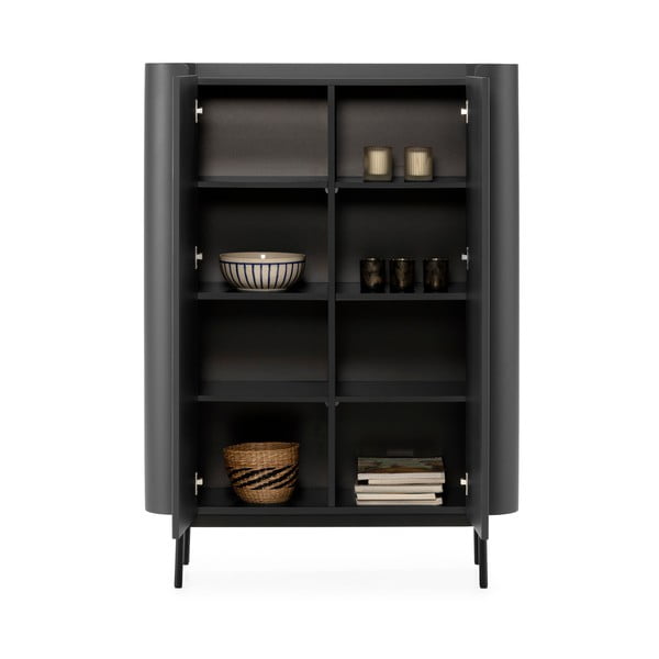 Dulap negru 100x140x40 cm Willa – MOME-image-3