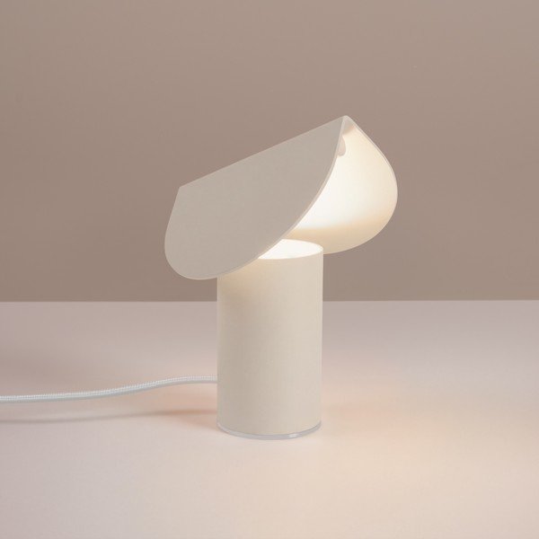 Veioză bej LED din aluminiu (înălțime 15 cm) BISCUIT – Thoro-image-1