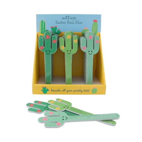Set 3 pile pentru unghii Sass & Belle Cactus-image-1