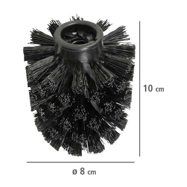 Set de capete pentru peria WC negru 10 buc. din plastic Ø8cm – Wenko-image-3