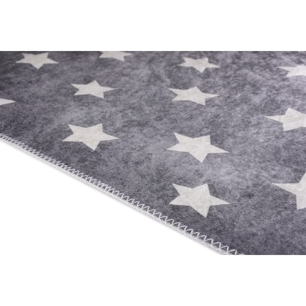 Covor pentru copii gri lavabil 100x160 cm Shining Stars – Vitaus-image-2