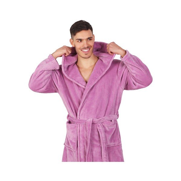 Halat baie unisex DecoKing Robby, mărime XL, lila-image-4