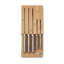 Set de cuțite cu suport din oțel inoxidabil 5 buc. Elevate Bamboo – Joseph Joseph