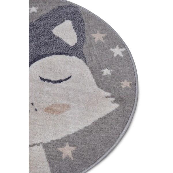 Covor pentru copii gri ø 140 cm Fox – Hanse Home-image-2
