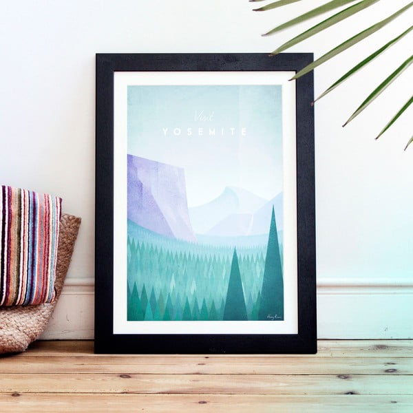 Poster Travelposter Yosemite, 30 x 40 cm-image-1