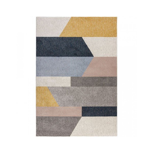 Covor Flair Rugs Barrio, 160 x 230 cm, gri - galben
