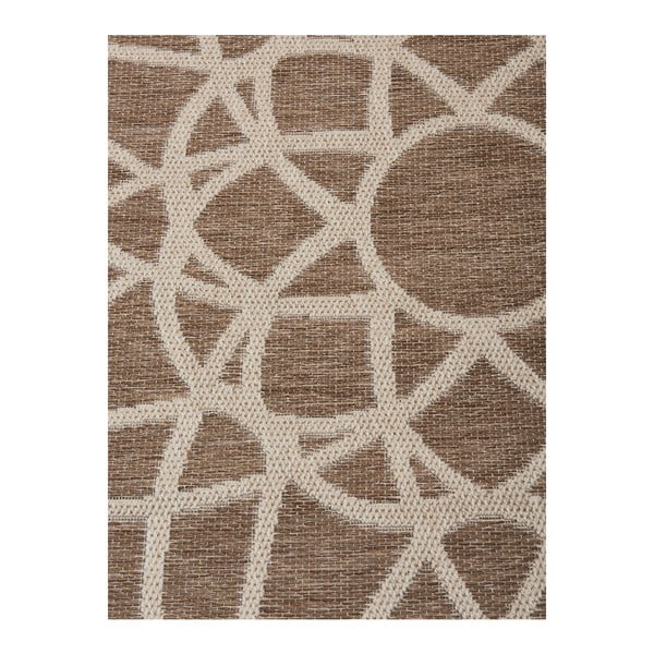 Covor adecvat pentru exterior Floorita Tondo Mink, ⌀ 194 cm, maro-image-2