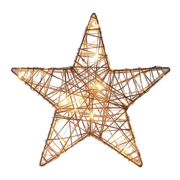 Decorațiune luminoasă cu LED DecoKing Star, înălțime 26 cm