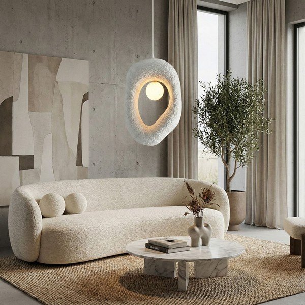Lustră albă din metal Lore – Opviq lights-image-4