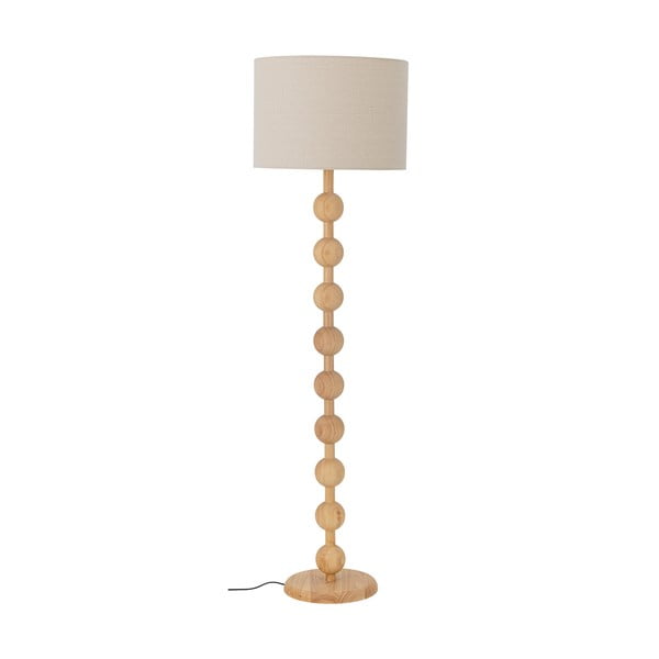 Lampadar în culoare naturală cu abajur textil (înălțime 154,5 cm) Giacoma – Bloomingville