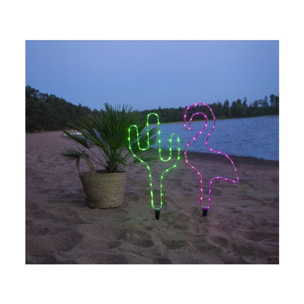 Decorațiune LED în formă de cactus Star Trading Tuby, verde, înălțime 54 cm-image-3