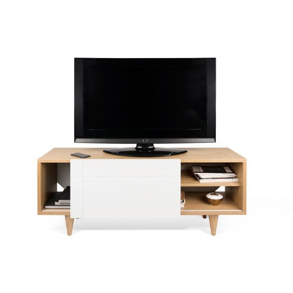 Comodă TV TemaHome Cruz Pure White/Oak-image-4