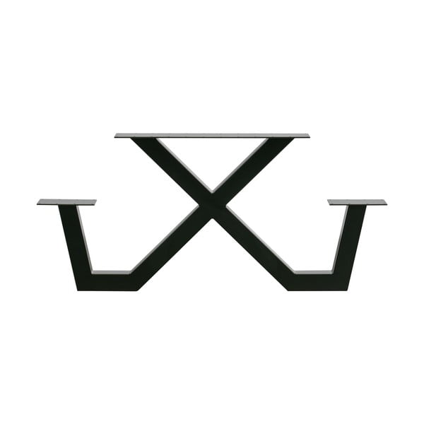 Picior metalic în formă de X pentru masă de picnic  Tablo - WOOOD