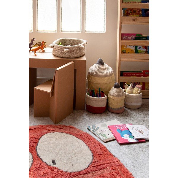 Coș de jucării pentru copii din material textil ø 25x45 cm Pencil Large – Lorena Canals-image-4