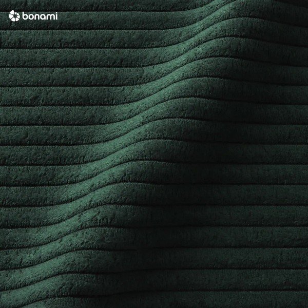 Taburet verde închis cu tapițerie din catifea reiată Tori – Bonami Selection-image-3