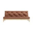 Canapea variabilă Karup Design Fresh Natural Clear/Clay Brown