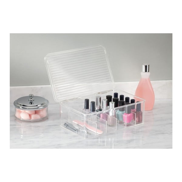 Cutie pentru cosmetice iDesign Clarity, 27,5 x 18,5 cm-image-3