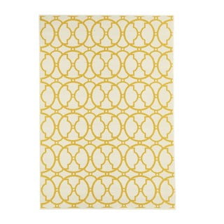 Covor adecvat pentru exterior Floorita Interlaced, 160 x 230 cm, bej - galben