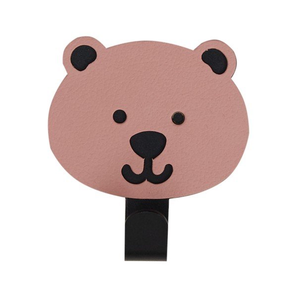 Cârlig roz autoadeziv din oțel Bear Nupo – LIND DNA