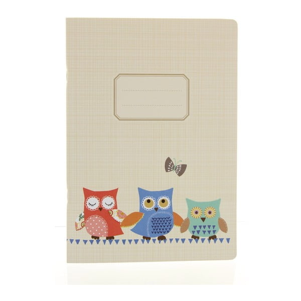 Caiet de notiţe GO Stationery Owls