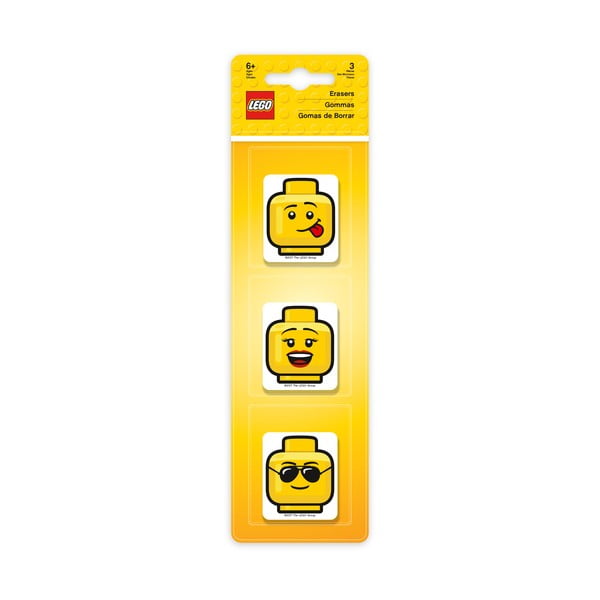 Set 3 radiere LEGO® Iconic