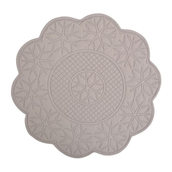 Față de masă decorativă din bumbac Côté Table Boreale Grey, 45 cm, maro
